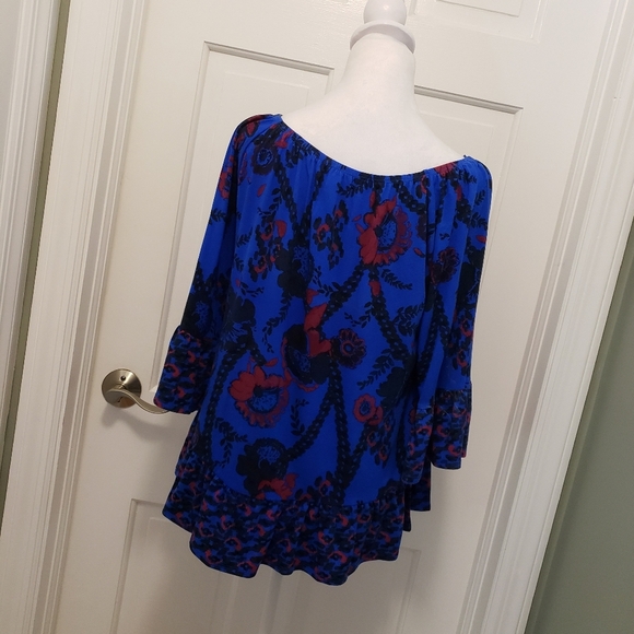 Style & Co. Colorful Knit Top Size Medium, Boho - Picture 4 of 8